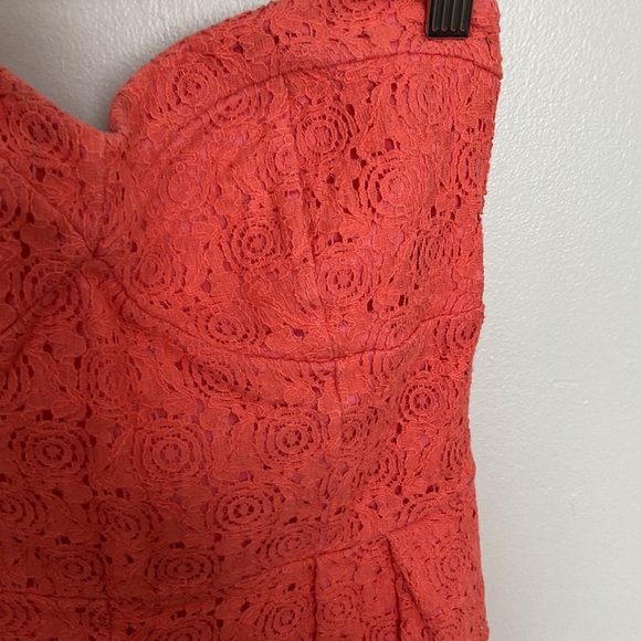 2/$30 🩷🧡 Deb jumpsuit, corral, small (estimate), lace - Picture 3 of 8
